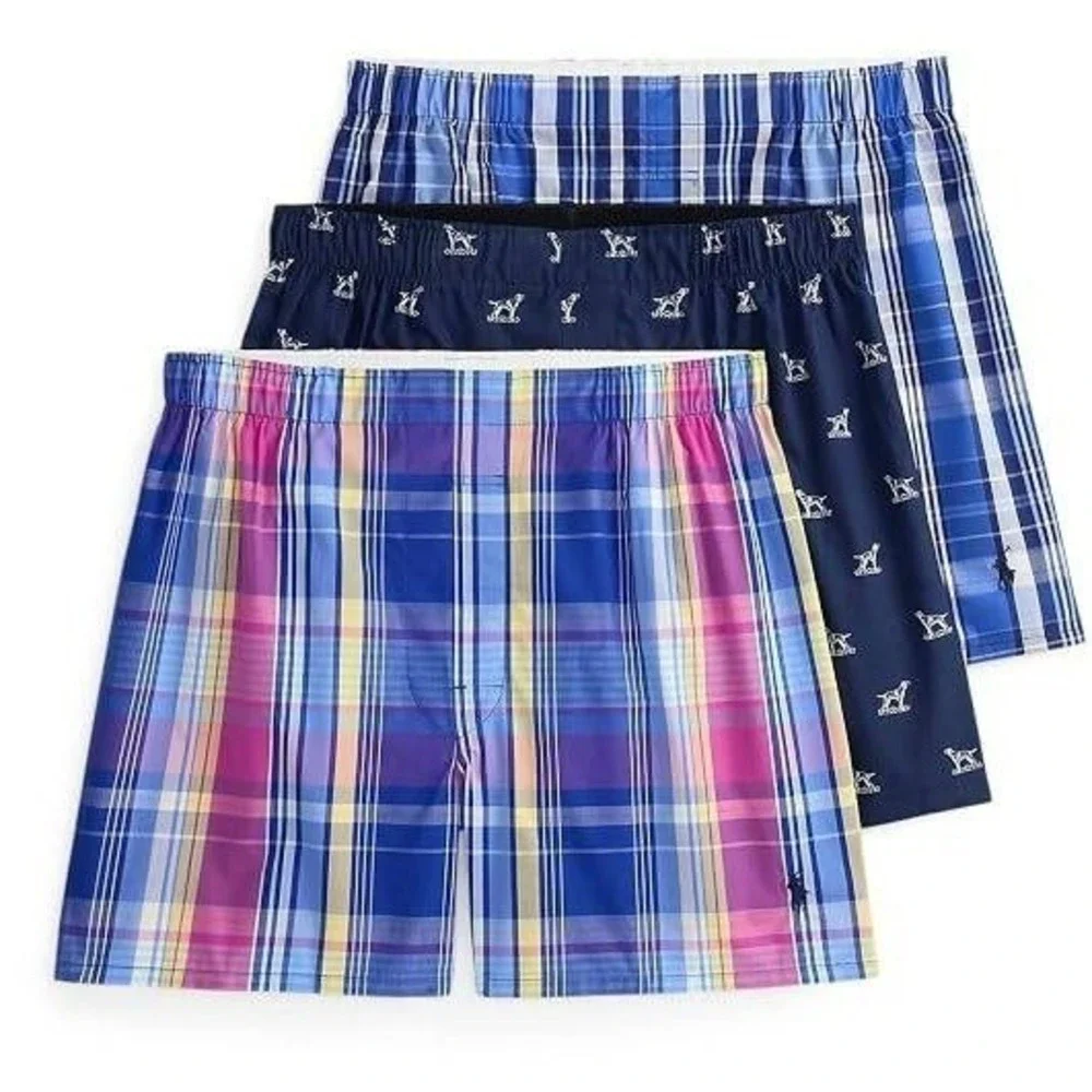 Polo Ralph Lauren 3-Pack WOVEN Boxers~Men's XL 40